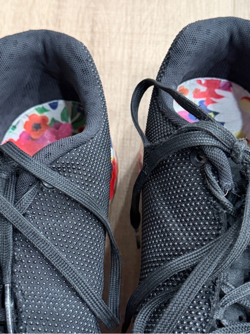 NOBULL Trainer Shoes Men 14 Women 15.5 Black Floral CrossFit TrainingGym Sneaker - Picture 8 of 16